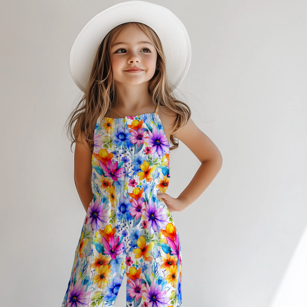 Cute Rainbow Girls Rainbow Flowers